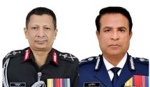পুলিশ প্রধানের দায়িত্ব গ্রহণ।