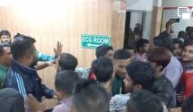 সিলেটে ভুল চিকিৎসায় মৃত্যুর অভিযোগে রাগীব-রাবেয়া মেডিকেলে।