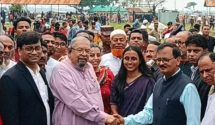 প্রবাসীকল্যাণ মন্ত্রী : ভোলাগঞ্জ বর্ডার হাট উদ্বোধন করলেন।