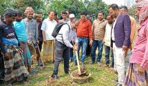 দোয়ারাবাজারে  রাস্তার কাজের উদ্বোধন।