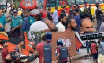 সিলেট নগর টার্মিনালে শ্রমিক সংঘর্ষ, আহত যুবকের মৃত্যু।